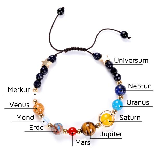 Sonnensystem Planeten Armband