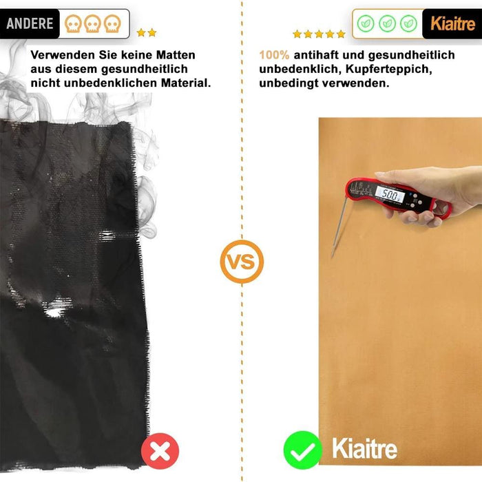 Grillmatte Kiaitre Reusable Nicht Klebrig